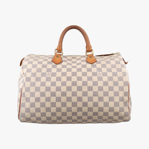 Pre-owned Louis Vuitton Speedy 35 Azur Damier Canvas N41535 handbag | stylenewstar