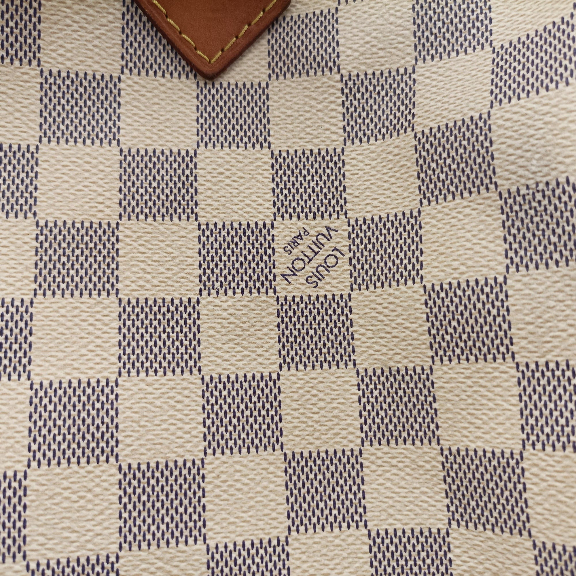 Pre-owned Louis Vuitton Speedy 35 Azur Damier Canvas N41535 handbag | stylenewstar