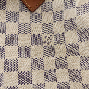Pre-owned Louis Vuitton Speedy 35 Azur Damier Canvas N41535 handbag | stylenewstar