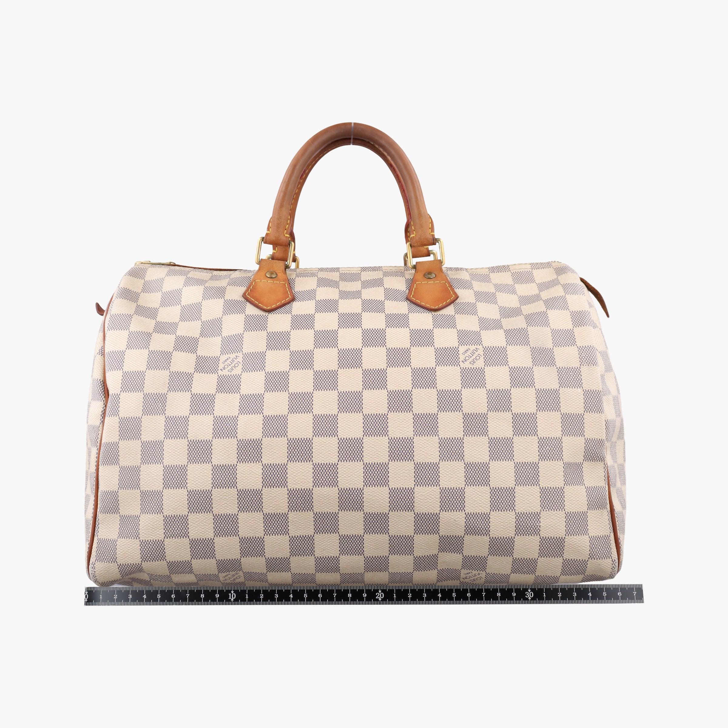 Pre-owned Louis Vuitton Speedy 35 Azur Damier Canvas N41535 handbag | stylenewstar