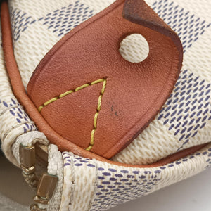 Pre-owned Louis Vuitton Speedy 35 Azur Damier Canvas N41535 handbag | stylenewstar