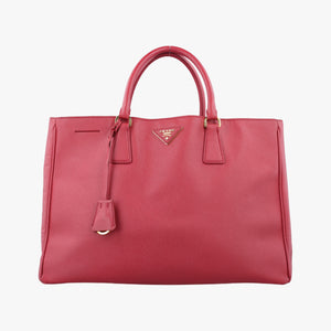 Pre-owned Prada Galleria Red SAFFIANO Leather BN1844 handbag | stylenewstar