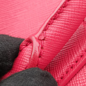 Pre-owned Prada Galleria Red SAFFIANO Leather BN1844 handbag | stylenewstar