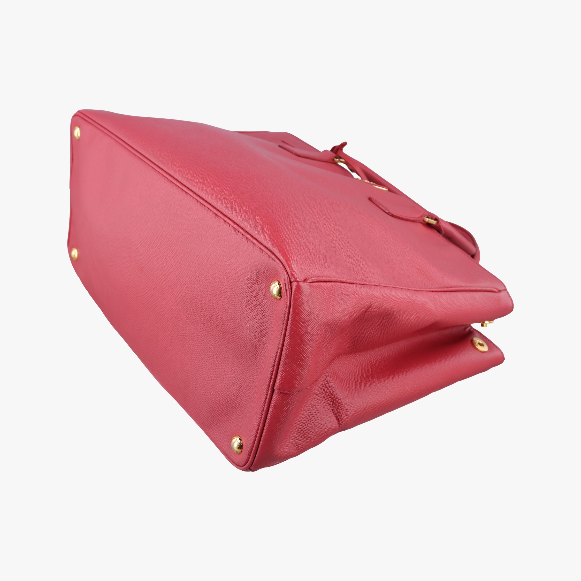 Pre-owned Prada Galleria Red SAFFIANO Leather BN1844 handbag | stylenewstar