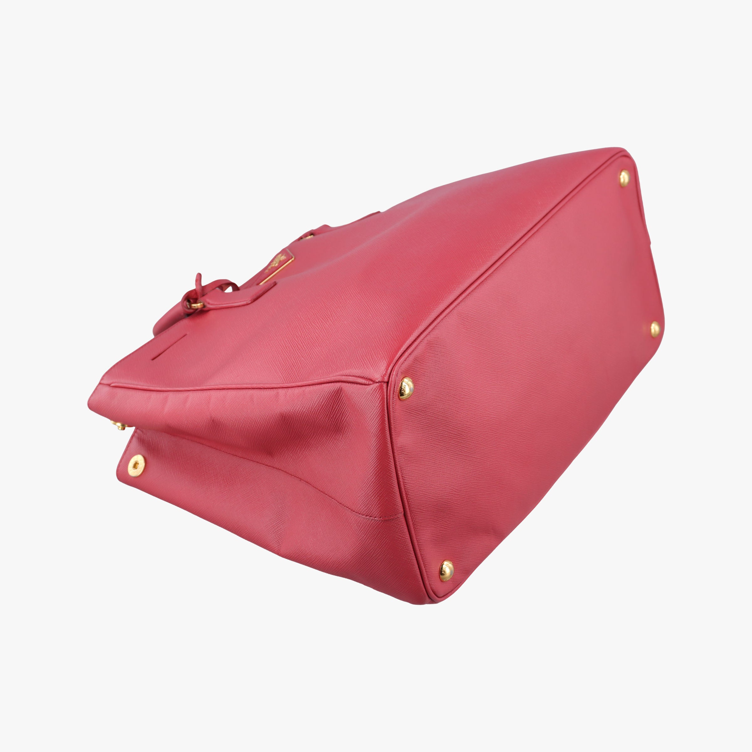 Pre-owned Prada Galleria Red SAFFIANO Leather BN1844 handbag | stylenewstar