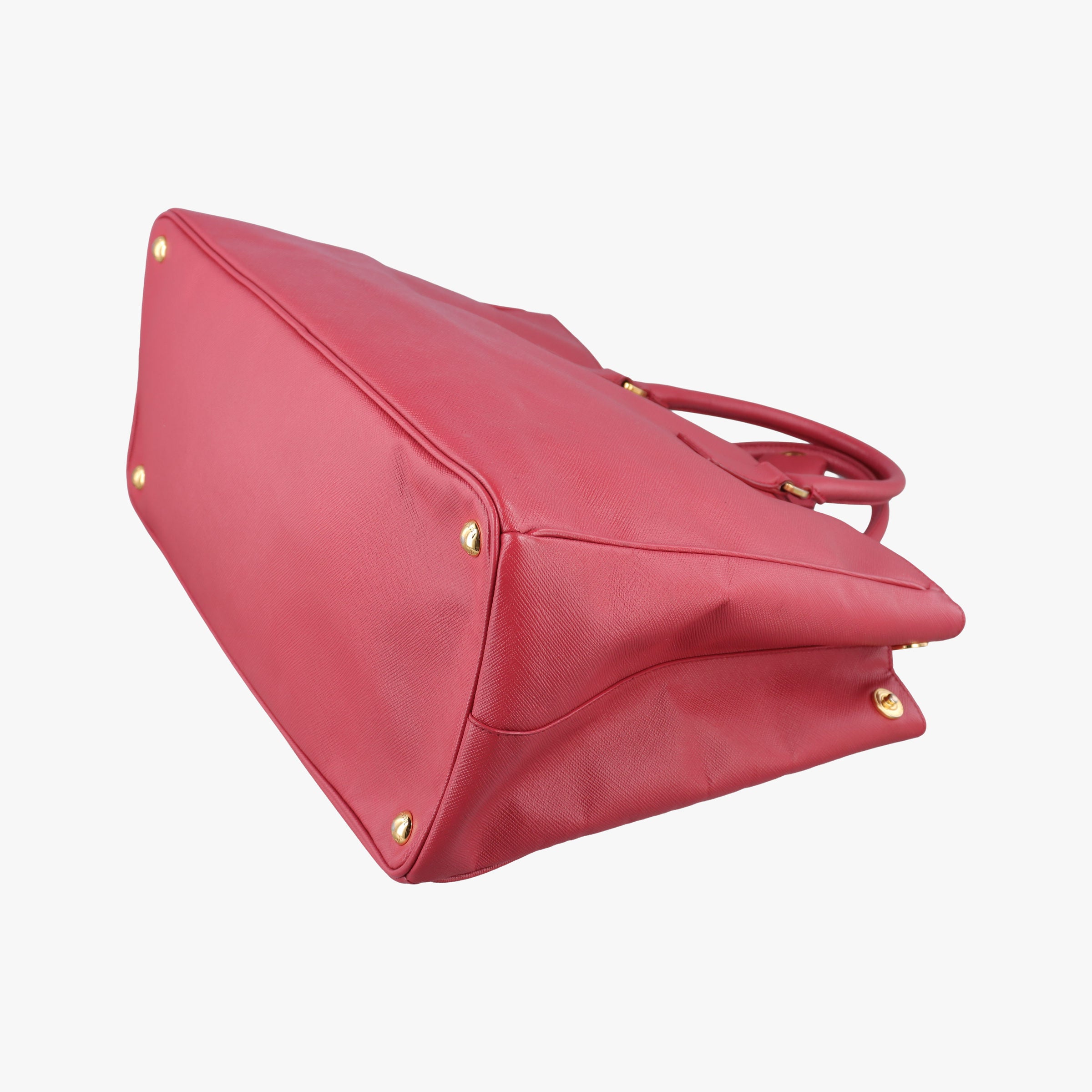 Pre-owned Prada Galleria Red SAFFIANO Leather BN1844 handbag | stylenewstar