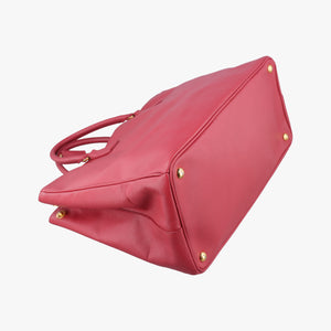 Pre-owned Prada Galleria Red SAFFIANO Leather BN1844 handbag | stylenewstar