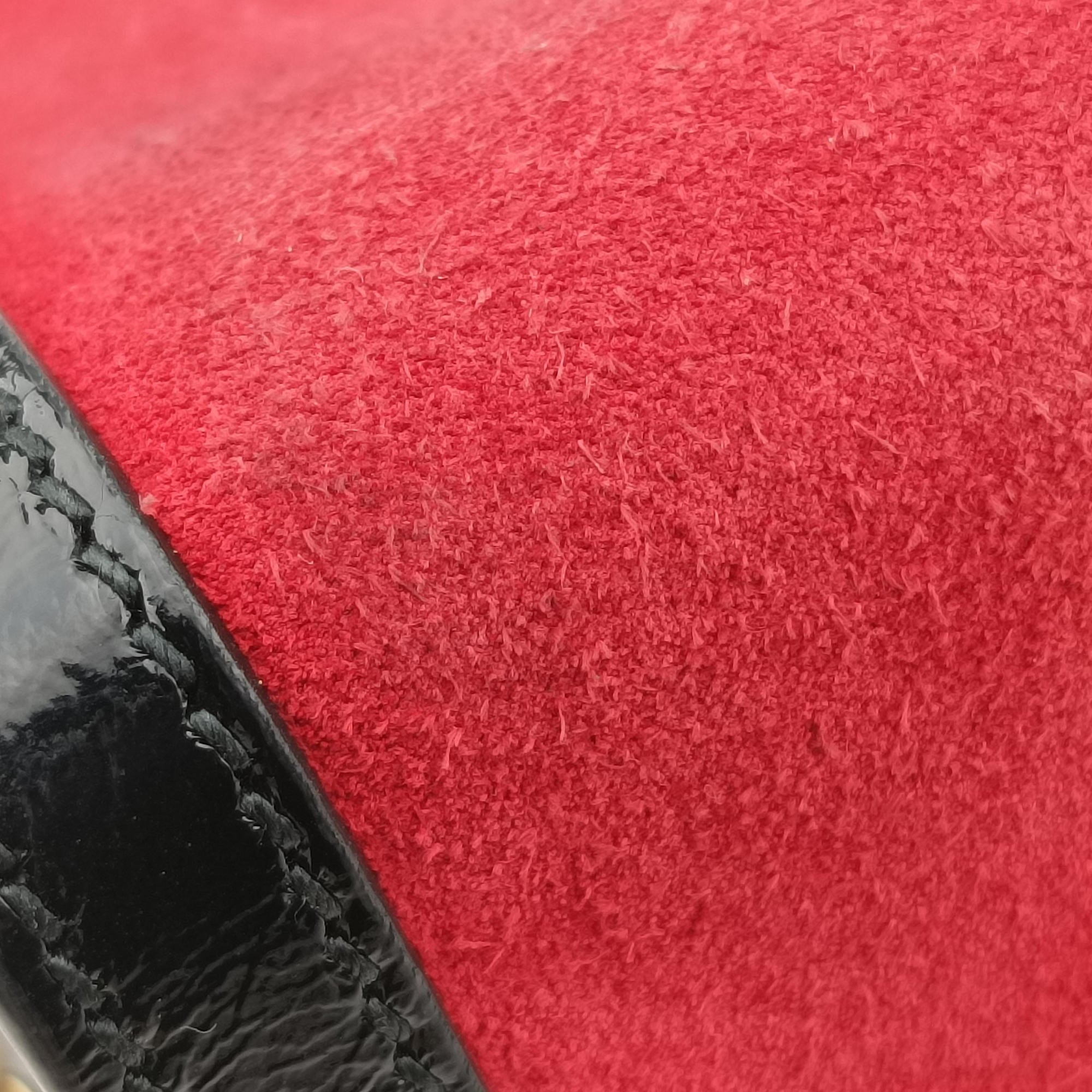Secondhand Gucci Ophidia Red×Black Suede×leather 503877 shoulderbag | stylenewstar