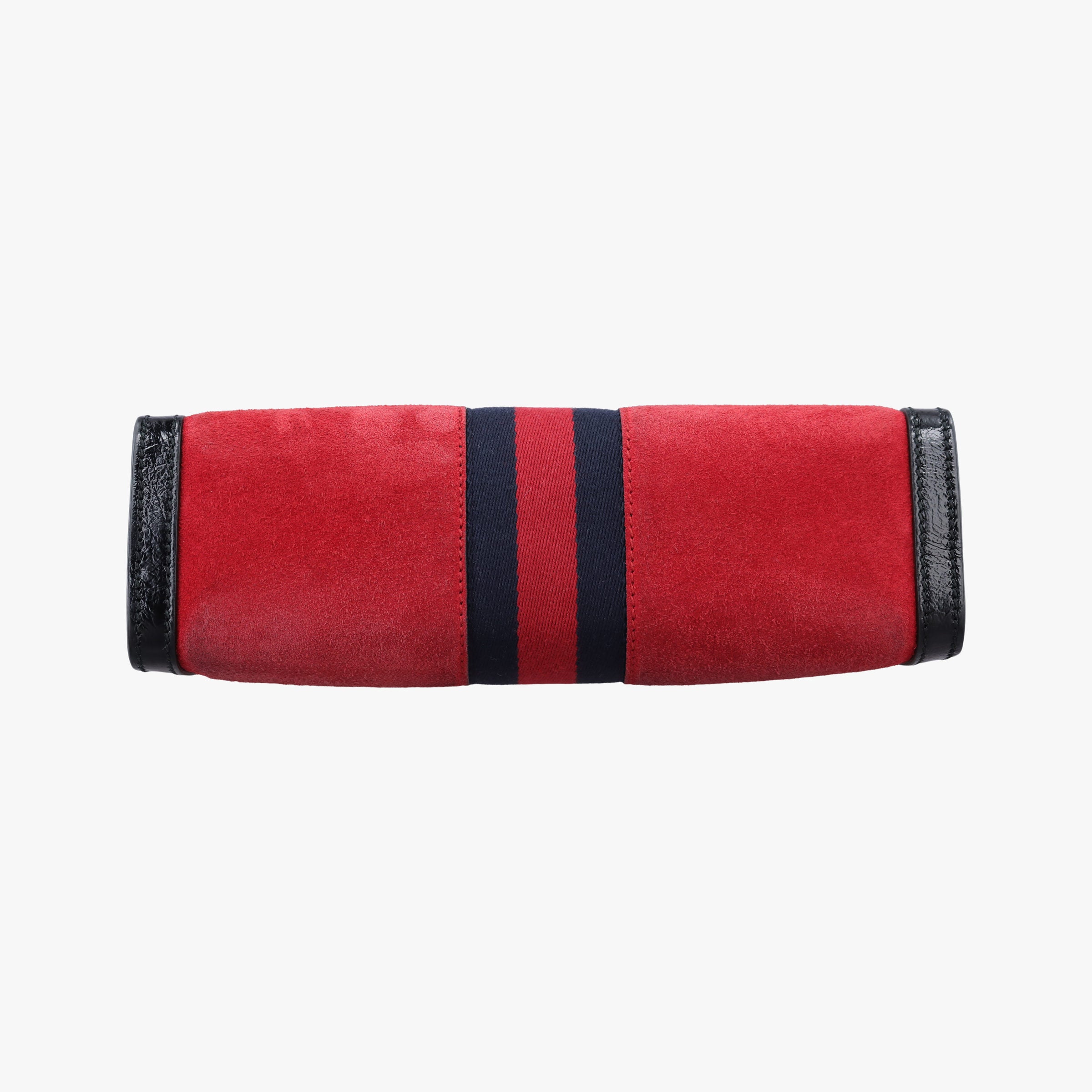 Secondhand Gucci Ophidia Red×Black Suede×leather 503877 shoulderbag | stylenewstar