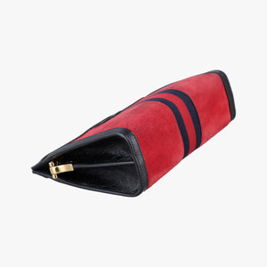 Secondhand Gucci Ophidia Red×Black Suede×leather 503877 shoulderbag | stylenewstar