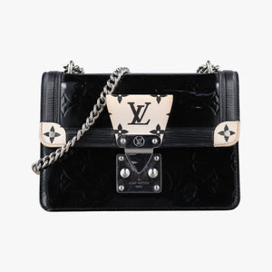 Vintage Louis Vuitton Wynwood PM Noir × White Monogram Canvas×Vernis×Epi M90445 shoulderbag | stylenewstar
