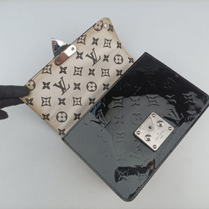 Vintage Louis Vuitton Wynwood PM Noir × White Monogram Canvas×Vernis×Epi M90445 shoulderbag | stylenewstar