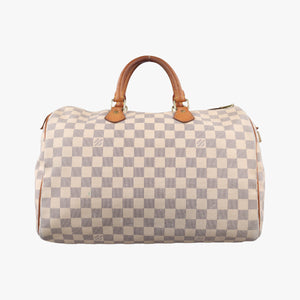 Secondhand Louis Vuitton Speedy 35 Azur Damier Canvas N41535 handbag | stylenewstar