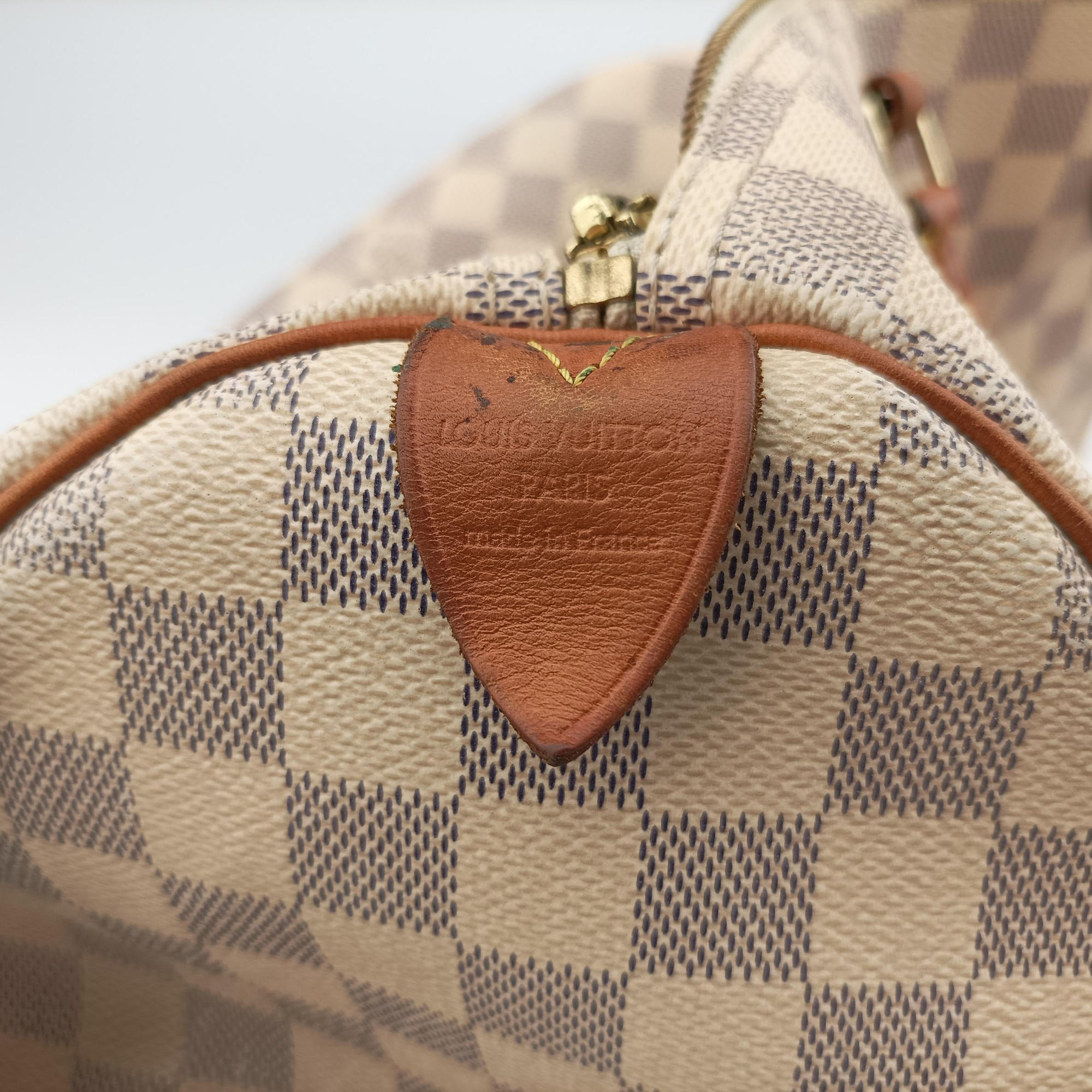 Secondhand Louis Vuitton Speedy 35 Azur Damier Canvas N41535 handbag | stylenewstar