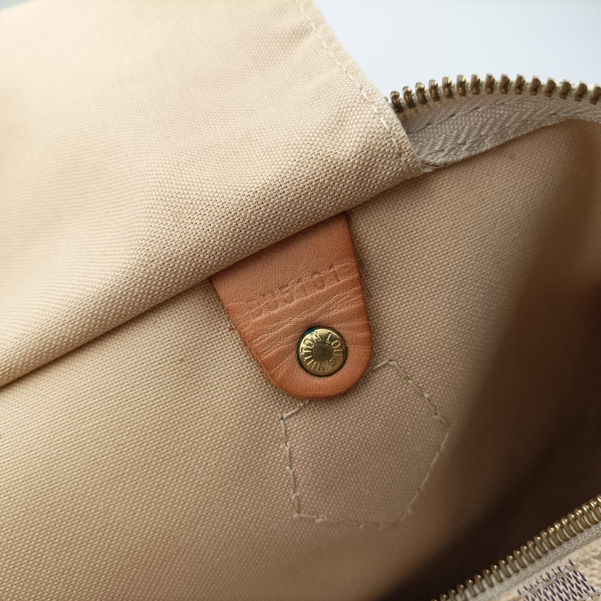 Secondhand Louis Vuitton Speedy 35 Azur Damier Canvas N41535 handbag | stylenewstar