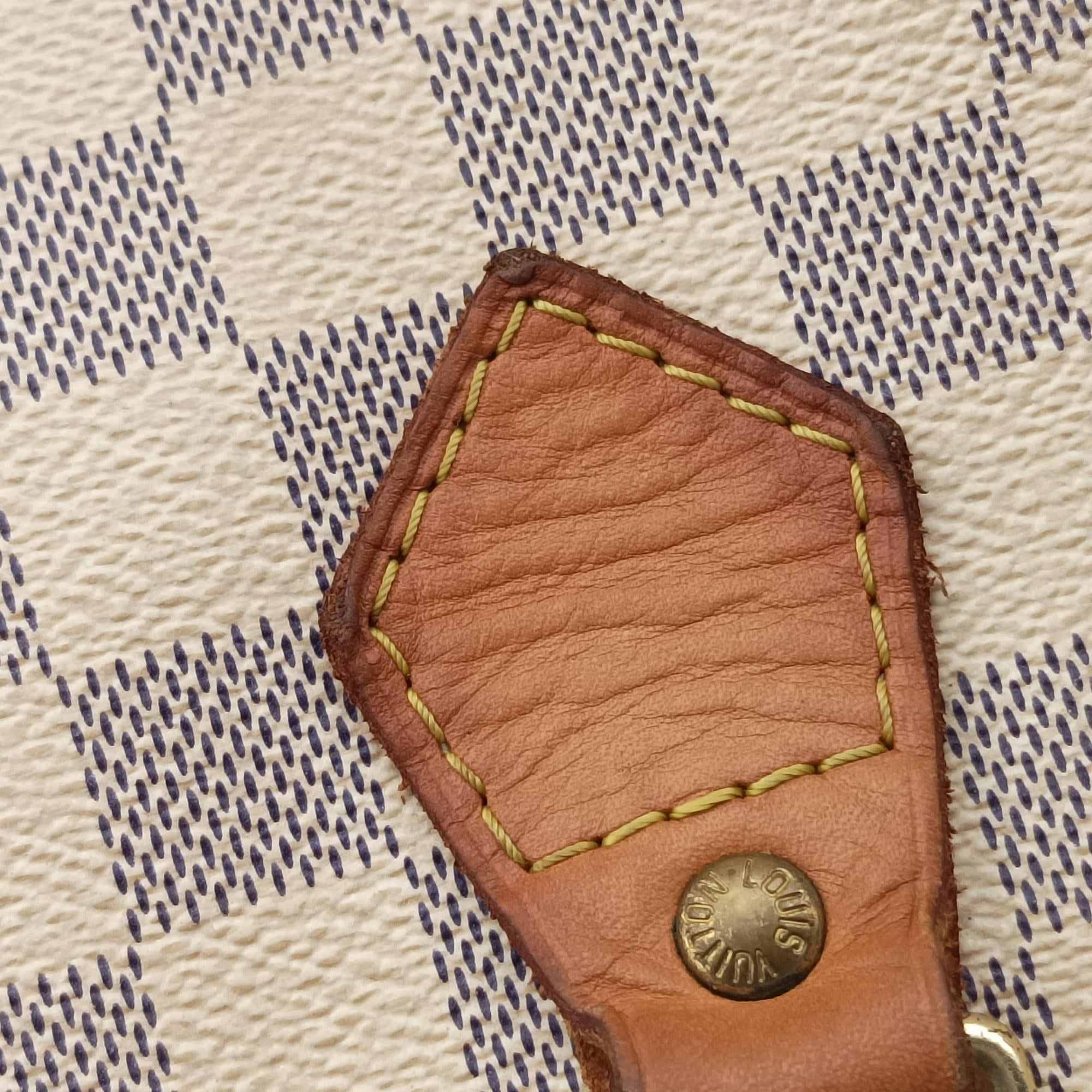 Secondhand Louis Vuitton Speedy 35 Azur Damier Canvas N41535 handbag | stylenewstar
