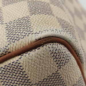 Secondhand Louis Vuitton Speedy 35 Azur Damier Canvas N41535 handbag | stylenewstar
