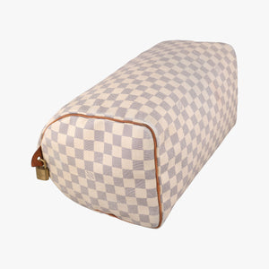 Secondhand Louis Vuitton Speedy 35 Azur Damier Canvas N41535 handbag | stylenewstar