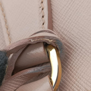 Pre-owned Prada Galleria Pink SAFFIANO Leather BN2274 handbag | stylenewstar
