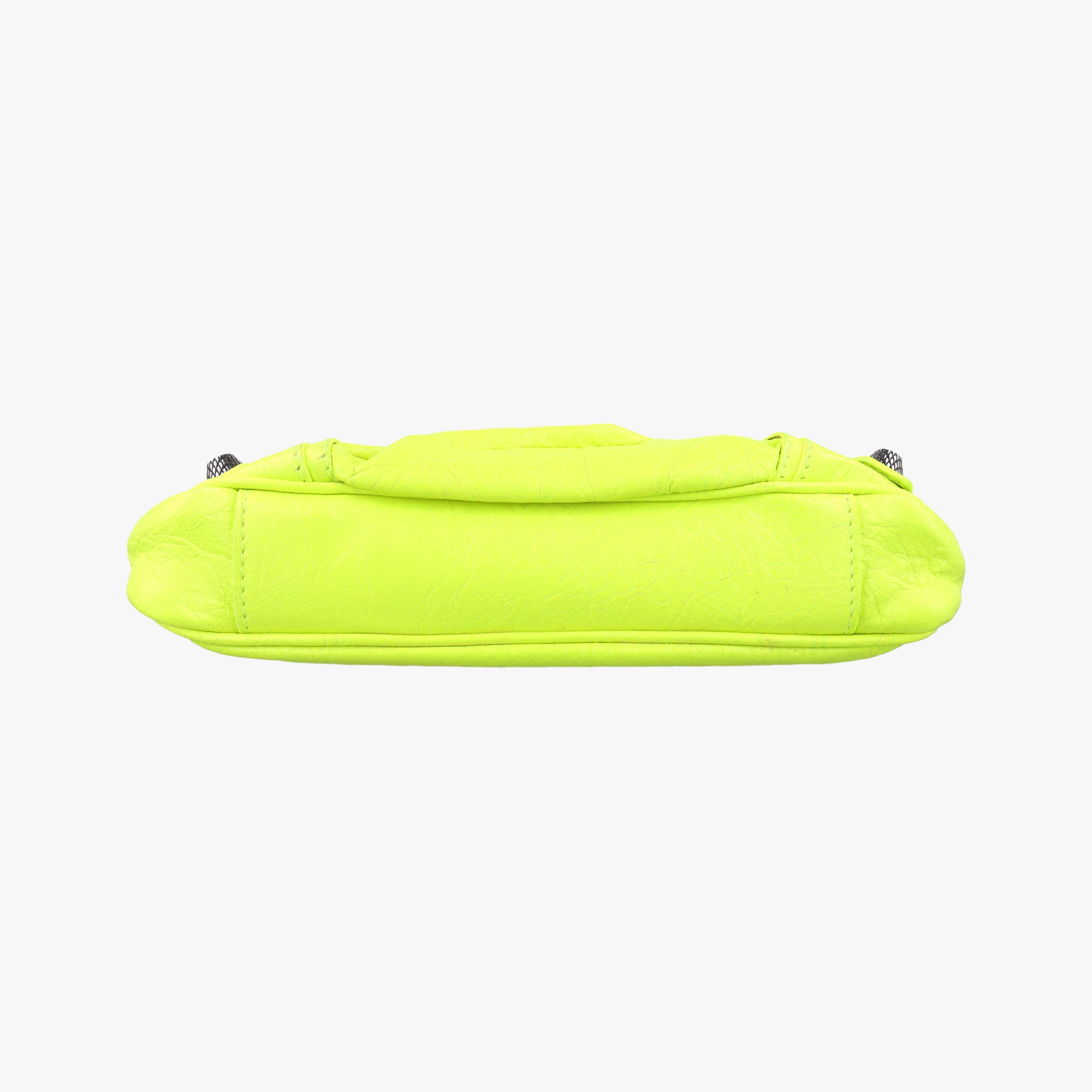 Vintage Balenciaga Le Cagole YellowGreen lambskin  shoulderbag | stylenewstar