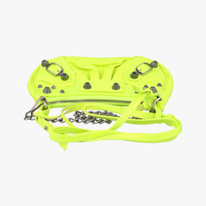Vintage Balenciaga Le Cagole YellowGreen lambskin  shoulderbag | stylenewstar
