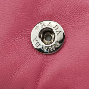 Vintage Prada Triangle mini Pink Leather 1NR015 shoulderbag | stylenewstar