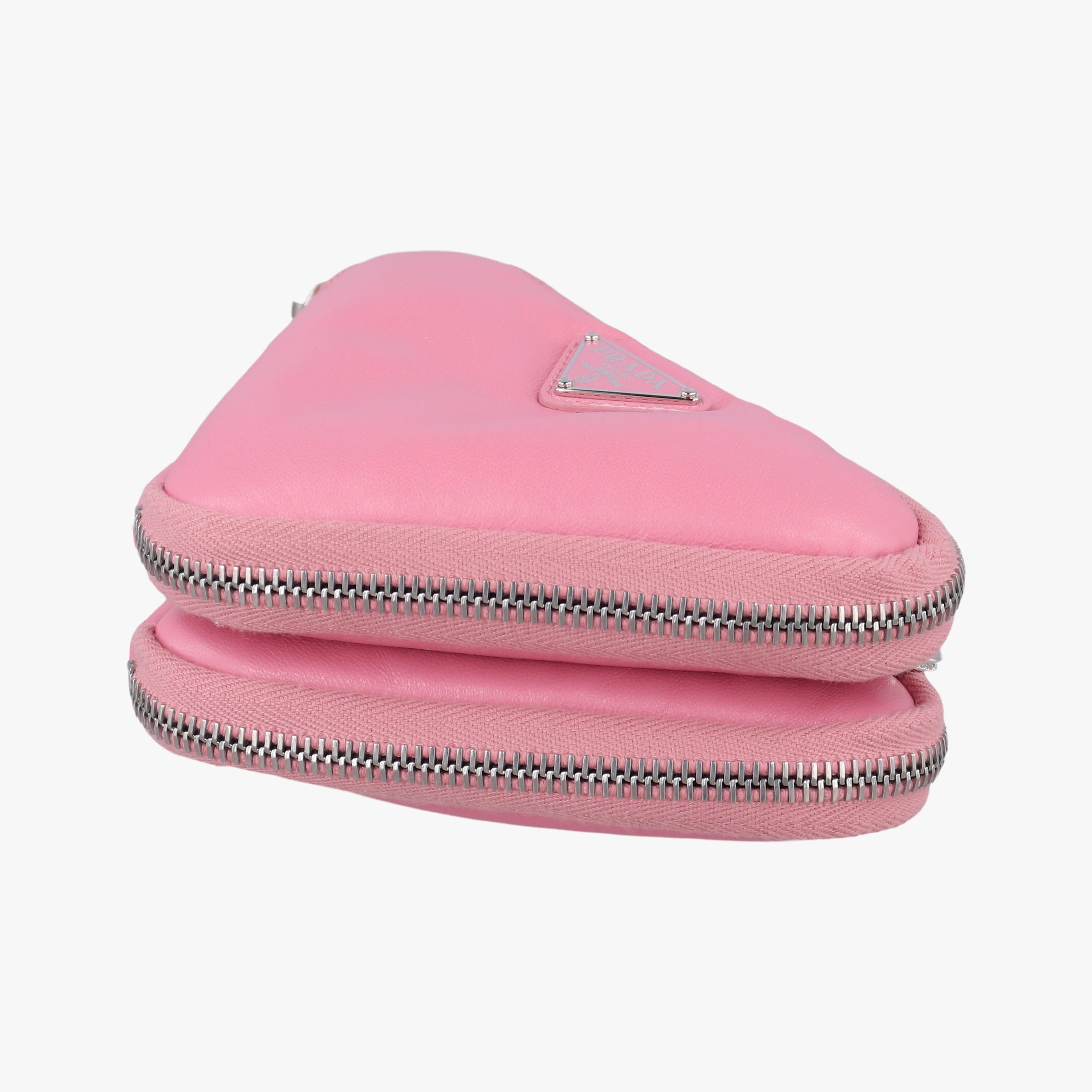 Vintage Prada Triangle mini Pink Leather 1NR015 shoulderbag | stylenewstar