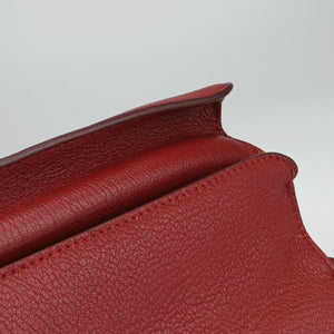 Pre-owned Burberry TB logo Red Leather  shoulderbag | stylenewstar