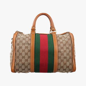 Vintage Gucci Sherry Line Multicolour canvas×leather 247205 handbag | stylenewstar