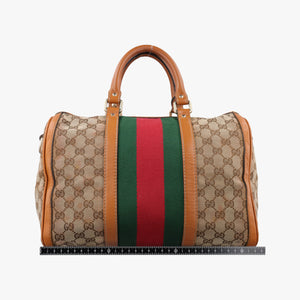 Vintage Gucci Sherry Line Multicolour canvas×leather 247205 handbag | stylenewstar