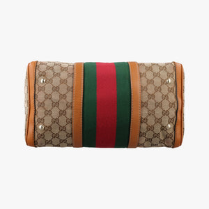 Vintage Gucci Sherry Line Multicolour canvas×leather 247205 handbag | stylenewstar