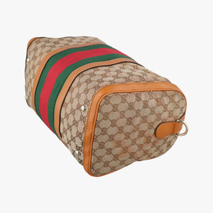 Vintage Gucci Sherry Line Multicolour canvas×leather 247205 handbag | stylenewstar