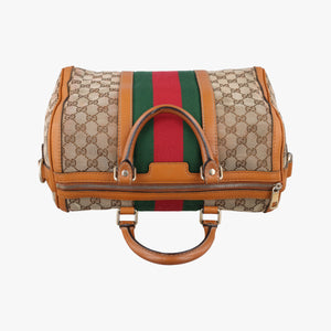 Vintage Gucci Sherry Line Multicolour canvas×leather 247205 handbag | stylenewstar