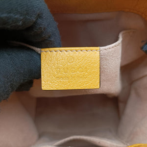 Pre-owned Gucci Ophidia Yellow × Beige × Multicolor PVC coated canvas×Leather 550621 shoulderbag | stylenewstar
