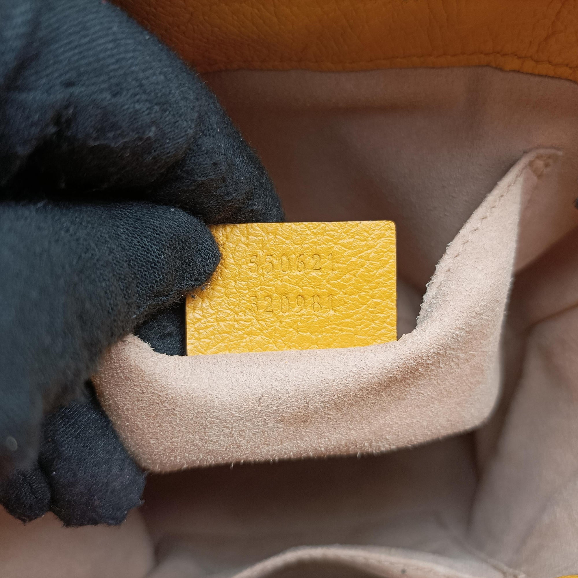 Pre-owned Gucci Ophidia Yellow × Beige × Multicolor PVC coated canvas×Leather 550621 shoulderbag | stylenewstar