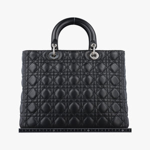Secondhand Christian Dior Lady Dior Black lambskin  shoulderbag | stylenewstar