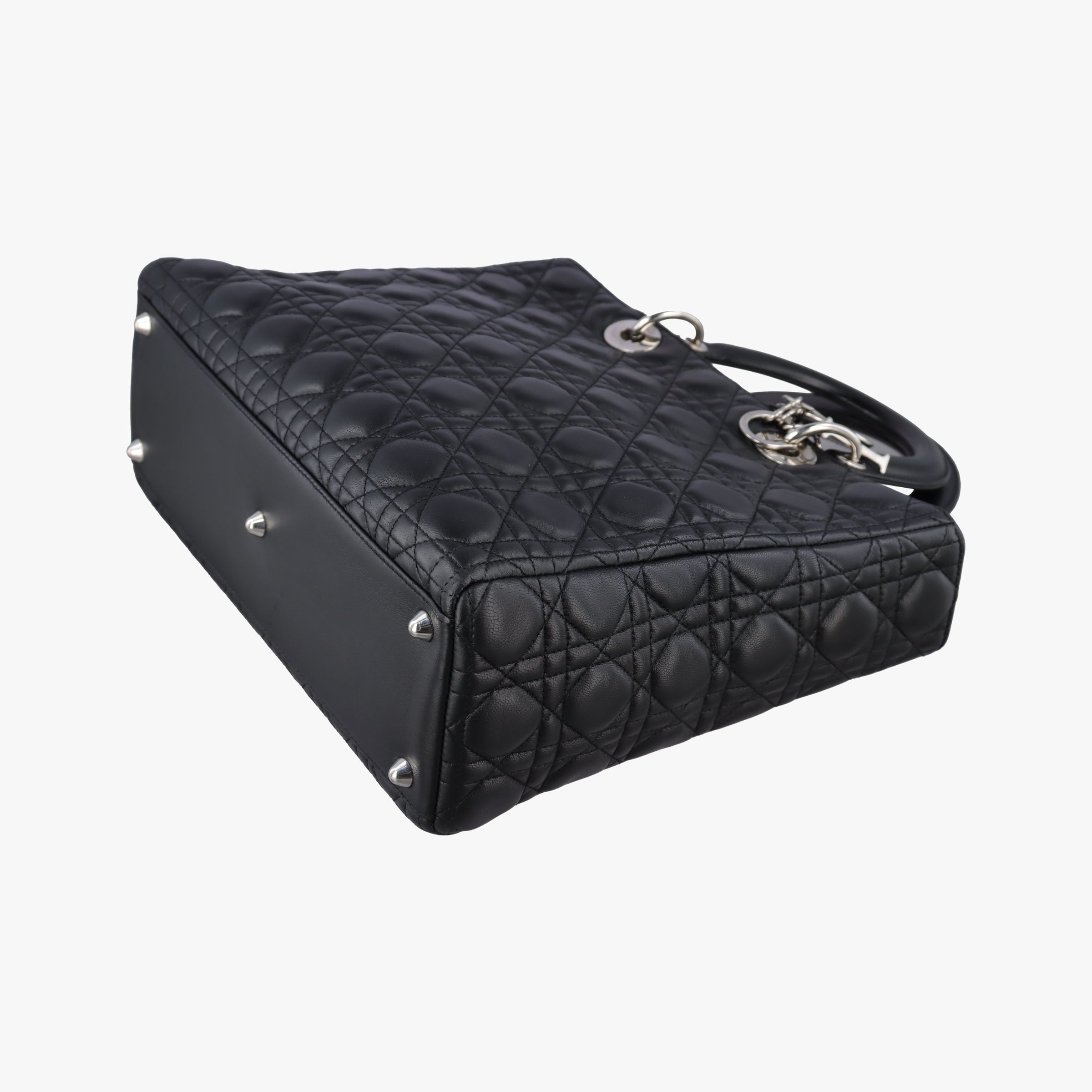 Secondhand Christian Dior Lady Dior Black lambskin  shoulderbag | stylenewstar