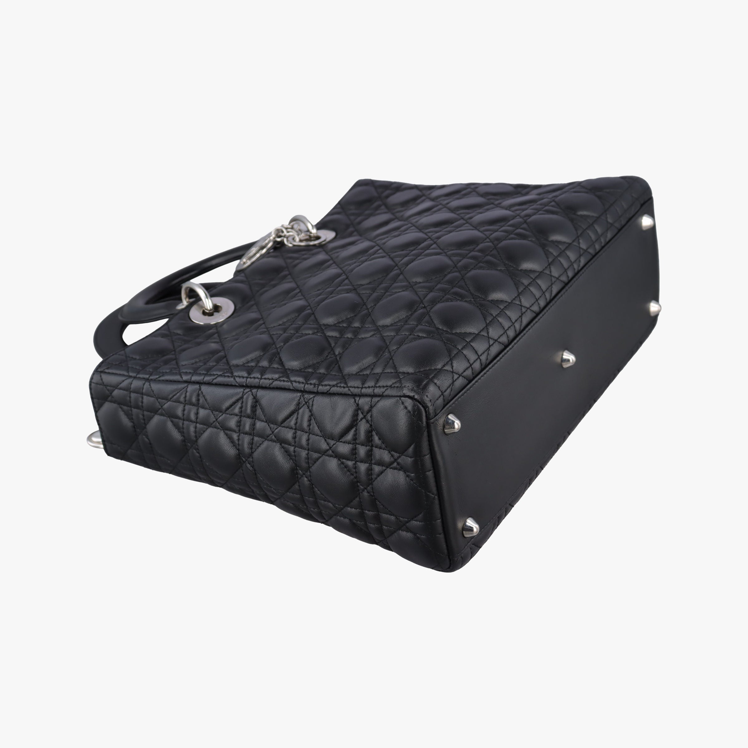 Secondhand Christian Dior Lady Dior Black lambskin  shoulderbag | stylenewstar