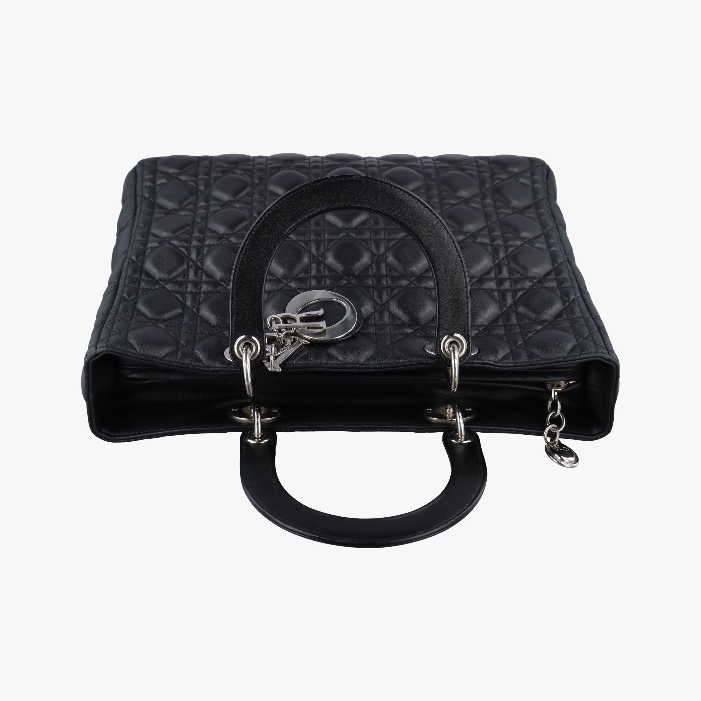 Secondhand Christian Dior Lady Dior Black lambskin  shoulderbag | stylenewstar