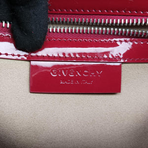 Pre-owned Givenchy Pandora Box Red Patent Leather  shoulderbag | stylenewstar