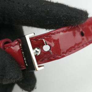 Pre-owned Givenchy Pandora Box Red Patent Leather  shoulderbag | stylenewstar