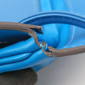 Pre-owned Hermes Sac Aline mini Blue lambskin  shoulderbag | stylenewstar