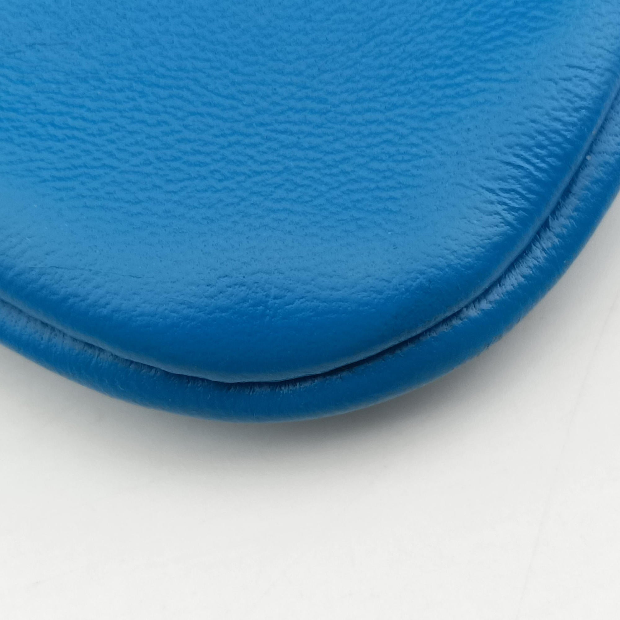 Pre-owned Hermes Sac Aline mini Blue lambskin  shoulderbag | stylenewstar