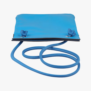 Pre-owned Hermes Sac Aline mini Blue lambskin  shoulderbag | stylenewstar