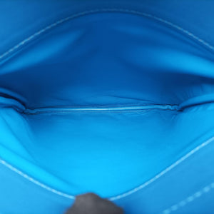 Pre-owned Hermes Sac Aline mini Blue lambskin  shoulderbag | stylenewstar