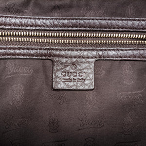 Pre-owned Gucci Horsebit Hobo Brown leather 247602 shoulderbag | stylenewstar