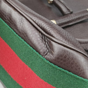 Pre-owned Gucci Horsebit Hobo Brown leather 247602 shoulderbag | stylenewstar