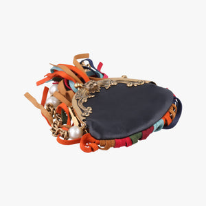 Pre-owned Gucci Animalier Mini Frame Bag Black Leather 488428 shoulderbag | stylenewstar