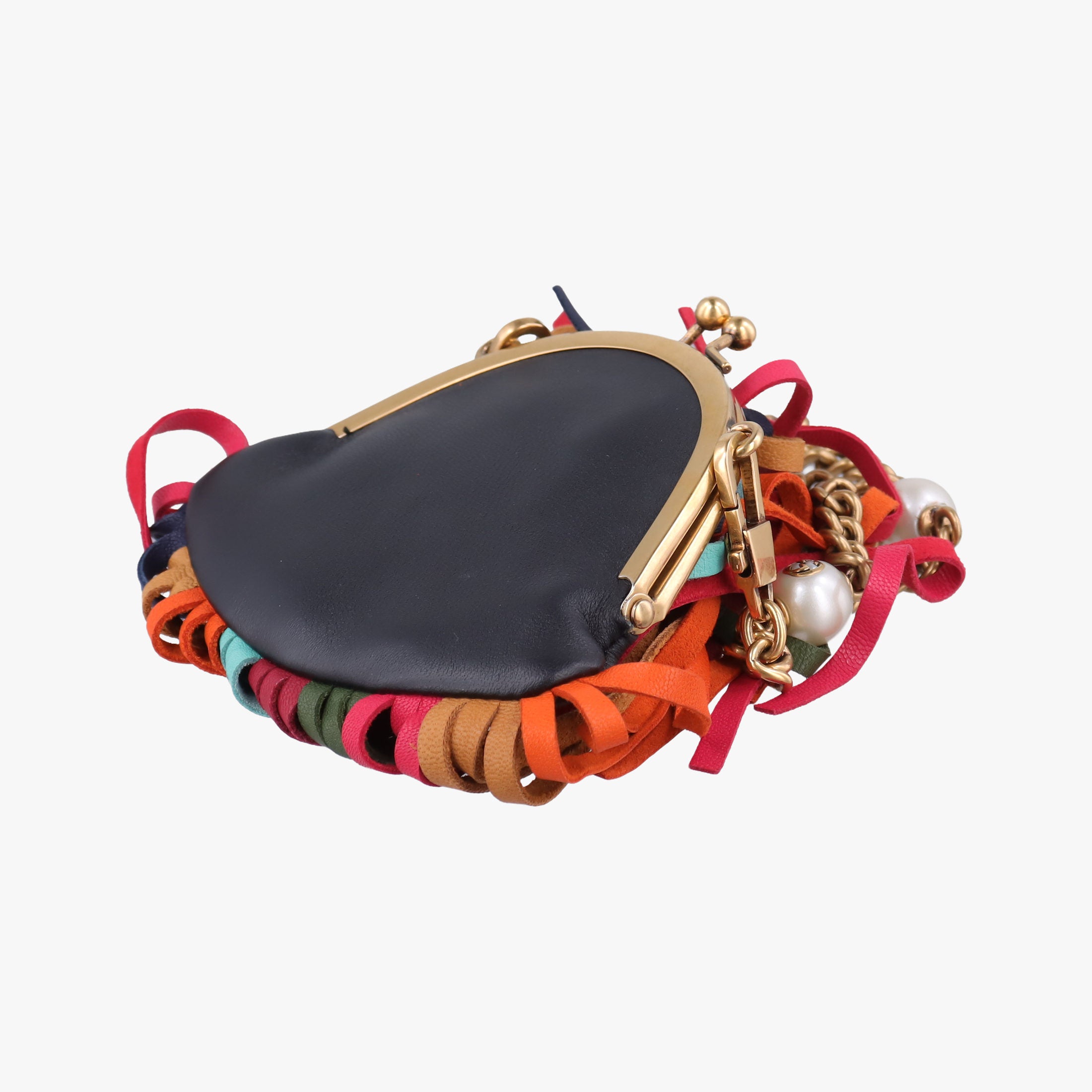 Pre-owned Gucci Animalier Mini Frame Bag Black Leather 488428 shoulderbag | stylenewstar