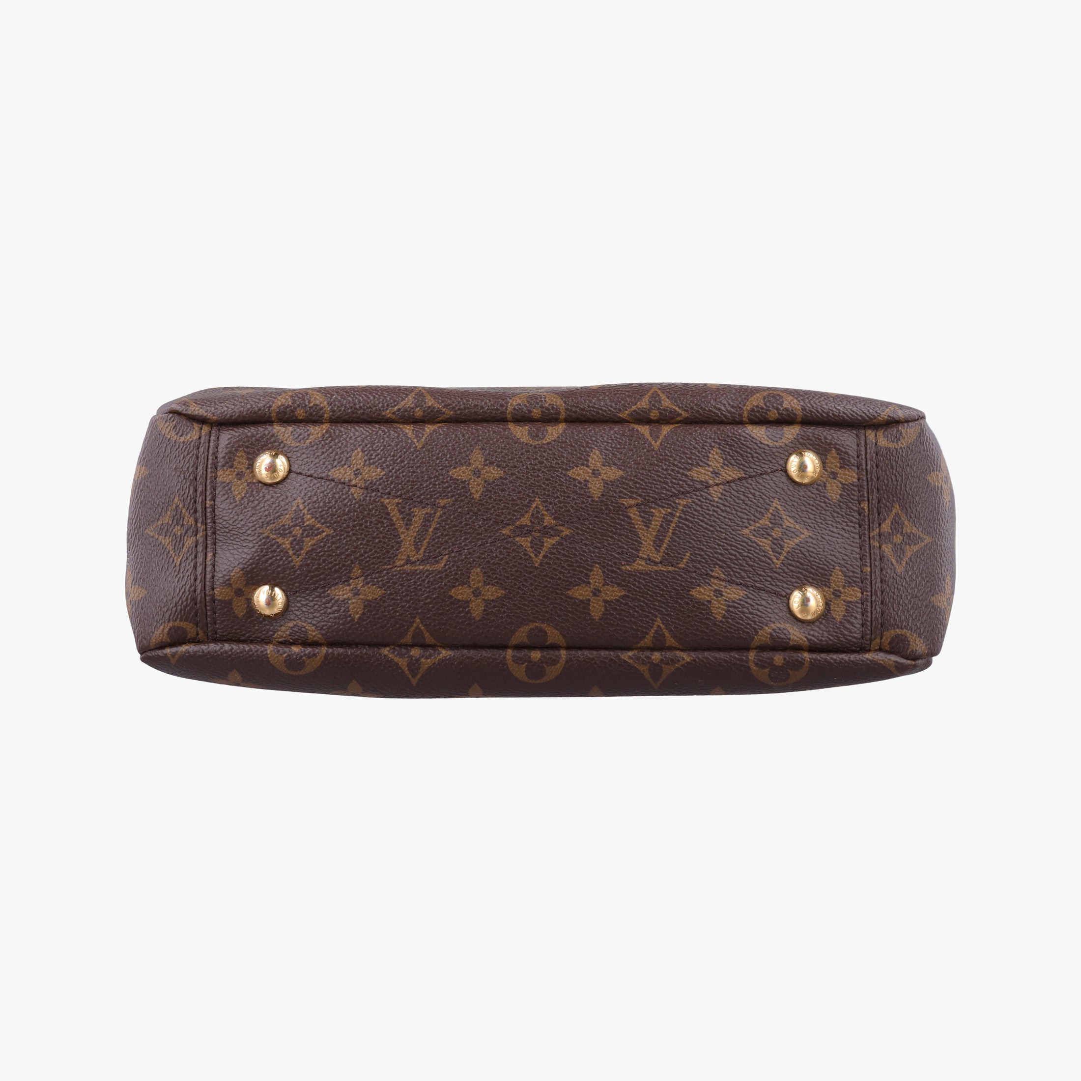 Vintage Louis Vuitton PALLAS brown×CERISE Monogram Canvas×calf leather M41175 shoulderbag | stylenewstar
